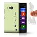 Produktbild Personalisiert Individuell Pastell Töne Gel/TPU Hülle für Nokia Lumia 730 / Grünes Herz Design / Initiale/Name/Text Schutzhülle/Case/Etui