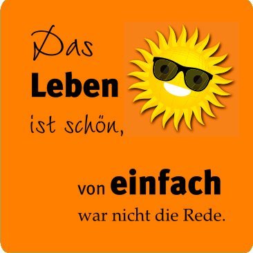 Bierdeckel „Sprüche Mix“, eckig 93 x 93 mm aus Original-Bierfilzpappe (50er Set) - 5
