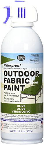 Deval Productos Exterior Spray de Pintura para Tela (acrílico, olivee, 13.3 oz