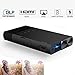 Produktbild Prtorcz Mini-Videoprojektor, DLP tragbarer Mini-Projektor-Heimkino, 5200mAh eingebaute Akkusynchronisation für 1080P HD mit HDMI, TF-Karte, USB, DC-1500Lumens Sync
