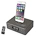 Produktbild HEDDK Digital Wecker Funk Radio Bluetooth für iPhone XS, XS Max, XR, X, iPhone 8, 7,6 Plus,Schwarz