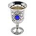Produktbild Hongma Kelch mit Perlen Wellen Muster Divination Cup Silber/Antisilber Geschenk Party Vintage Dekor