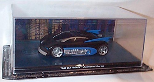 Eaglemossbatman black and blue the batman animated series car diecast model