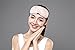 Moolecole New Breathable Eye Mask Contoured 3D Velcro Adjustable Elastic Strap Sleep Mask For Men and Women Best for Travel Blocks the Light 8.3cm*21.5cm Floral