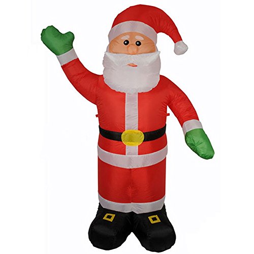 Edco Gran Globo Papá Noel Hinchable pie 240 cm