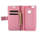 Felfy Hülle für Huawei P10 Lite,Huawei P10 Lite Lederhülle,Huawei P10 Lite Handyhülle Glitzer Flip Wallet PU Lederhülle Magnetic Buckle Handyhülle Ledercase Tasche Hüllen Brieftasche Bunte Gemalt Malerei elegantes Mädchen Muster mit Glänzende Crystal Strass Diamant [PU Leder & Silikon Innenschale] Schutzhülle Tasche Schale Handy Etui Karten Slot Lederhülle für Huawei P10 Lite [Shopping Mädchen] + 1x Silver Stylus+ 1x Bling Dust Plug [Farbe Random] - 4