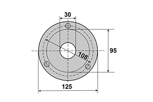 PAULIMOT Dreibackenfutter 125 mm - 3