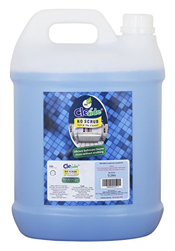 Clecide Tub & Tile Cleaner (No Fumes; Regular use prevents slippery bathrooms and scale formation; doesn't remove already built-up scale; suitable for Ceramic Tiles & Sanitary Ware, Marble and Granite) - 5 litres