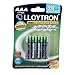 Price comparison product image Lloytron AAA 550 mAh NIMH AccuDigital Battery (Pack of 4)