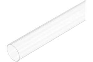 QUARKZMAN Tube Rond Rigide en Acrylique Transparent 16 mm ID 18mm OD 30.5cm Tuyau Plastique pour Lampes et Lanternes, Système de froid par Eau