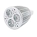 Produktbild sourcingmap DC 12V 9W MR16 3 LEDs COB Spotlight Birne Energiesparend Downlight Warm Weiß