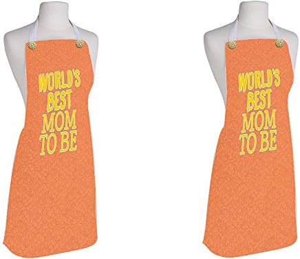 Home Furnish Best Mom Kitchen Apron 100% Polyester, Digital Printed Chef Kitchen Apron For Kitchen