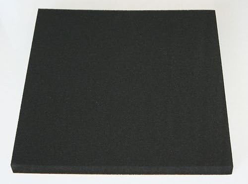 6 x Acoustic Sound Absorbing Insulation Foam Tiles - 330mm x 330mm x 25mm