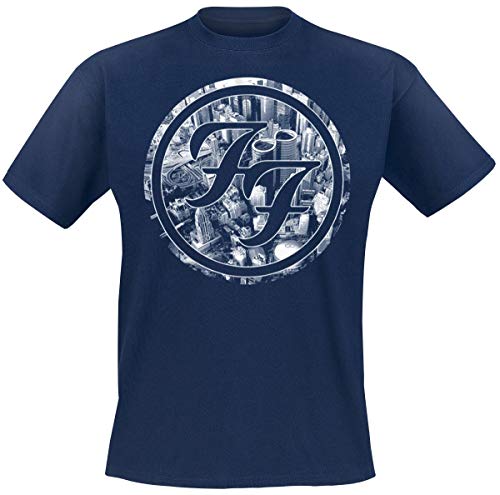 Foo Fighters Sonic Highways - City Circles Camiseta Azul L