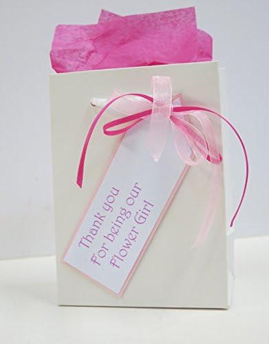 Small Gift Bag - Flower Girl - Pink