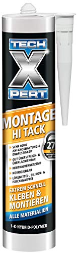 Preisvergleich Produktbild Montagekleber Techxpert HI TACK 450g / Caravan Kleben Solar Extrem Montage KFZ Dach Laminat
