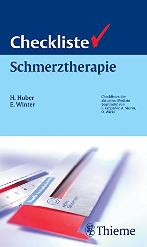 Download Checkliste Schmerztherapie (Checklisten Medizin) Download Checkliste Schmerztherapie (Checklisten Medizin)