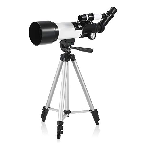 MSQL Astronomy Telescope, Refractive Monocular, 400x70mm Refraction Space, with Adjustable Tripod, Professional Astronomical Telescope Bird Watching Night Vision