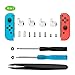 Produktbild Joy-Con Lock Verschluss-Schnallen für Nintendo Switch -Younik Ersatz-Reparatur-Werkzeugset für Metall-Verriegelungen mit Schraubendreher und Pinzette für Switch NS Joy Con