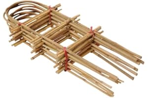 DIXIE STORE Rankgitter Bambus Set 10 Stück Länge 45 cm - Tomaten Rankhilfe Gurken - Rankhilfen für Kletterpflanzen Gurken Rankhilfe Tomaten - Rankenhilfe für Pflanzen Topf U-Shape