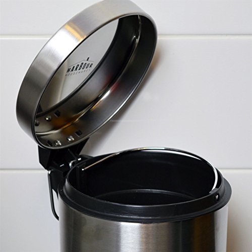 Badezimmer Treteimer mit Inneneimer – 3 Liter Abfalleimer – Mattes Finish - 5