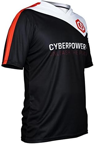 CYBERPOWERPC JERSEY - UNLEASH THE POWER - Support your favourite gaming pc brand with the stylish attractive gaming jersey (Medium)