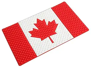 YOURKARTS.COM Countries Flag Extra Large Anti-Slip Gel Pad, Rubber pad, Premium Universal Non-Slip car Dashboard Mat (Canada)