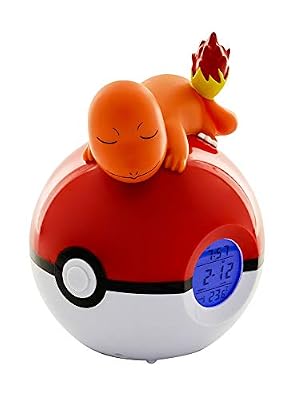 TEKNOFUN Pokemon Radio réveil Salamèche, 811368, Rouge