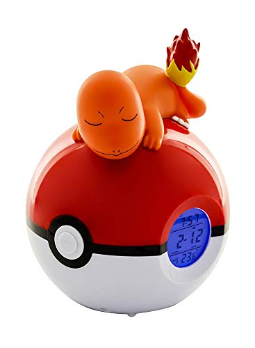TEKNOFUN- Pokemon Radio réveil Salamèche, 811368, Rouge