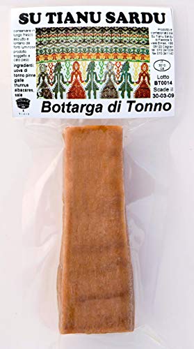 Bottarga di Tonno dalla Sardegna 250g (uova di tonno salate e essiccate) produzione artigianale sarda Kosher - 2 pezzi da 100/130g