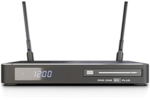 Dune HD Pro One 8K Plus | 8K UHD | Lettore multimediale | Smart TV Box Android | S928X | HD-Audio, HDMI, BT, WiFi6, 1Gbit, USB 3.0, 8GB/64GB, HDD rack, 8Kp60