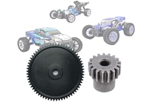 GENERIC Metal 65T Spur & 17T Pinion Gear Compatible with FTX Vantage/Carnage/Bugsta, Integy, Quanum, VRX