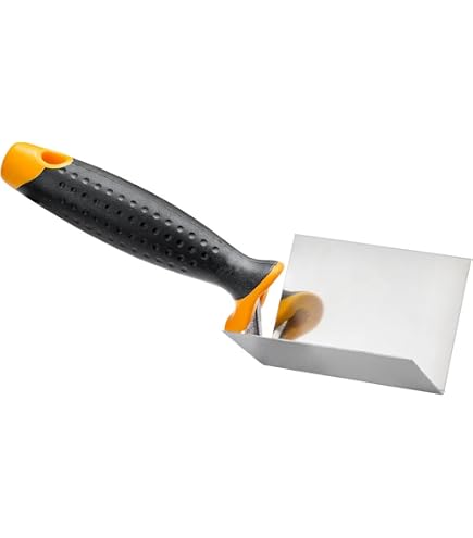 Truelle Angulaire Hardy En Acier Inox - 8x6x6cm Pour Enduits Et Mortier