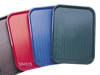 Preisvergleich Produktbild Tablett, Kantinentablett, Kunststoff, rot