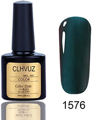 Gel Nail Polish, CLHVUZ UV LED Long Lasting Gel Polish Soak Off Chameleon Nail Varnish 10ml (N07)