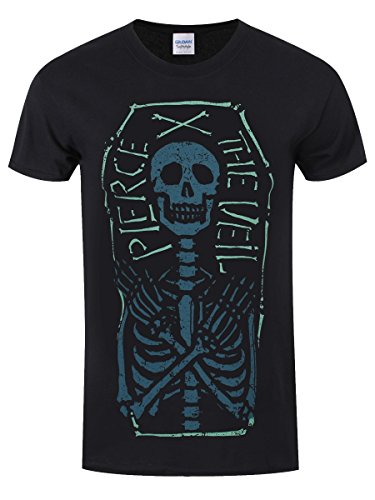 Preisvergleich Produktbild T-Shirt (Unisex-L) Skeleton Coffin (Black)