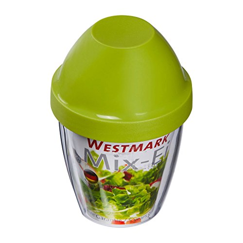Westmark 3089227A Schüttelbecher „Mix-Ei“, PP/PE/SAN, grün / transparent, 12,8 x 87 x 8,7 cm - 3
