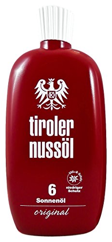 Tiroler Nussöl Sonnenöl original wasserfest LSF 6, 1er Pack (1 x 75 ml)
