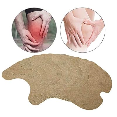 Salmue Bouilloire Thermique Moxibustion pour Les Genoux, 12 autocollants Auto-chauffants d'absinthe Naturelle, Patch de Traitement d'acupuncture pour Médecine Chinoise, Blessure Rapide au Genou