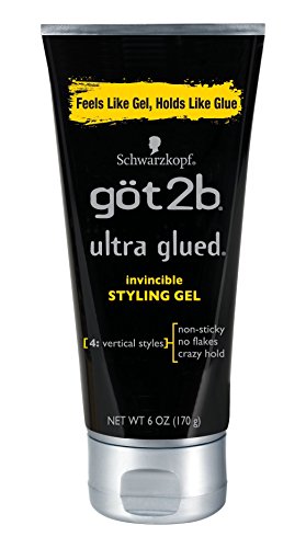 Got2b Ultra Glued Invincible Styling Gel, 6-Ounce by Got2b