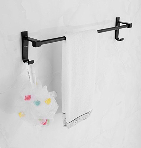 Wangel Nail frei 24-Zoll-Handtuchhalter Black - 3