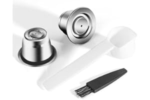 BENFUCHEN 2 filtres à capsules de café réutilisables en acier inoxydable pour Nespresso Lattissima inissia Essenza