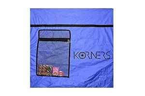 KORNERS Carrom Board Cover for Full Size Carrom Board- Blue Color