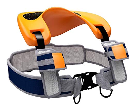 Preisvergleich Produktbild Schulterträger Sattel Sattel, Ergonomisches Design mit Knöchelriemen für Kinder, gemütlicher Sitz und All-Richtung Sicherheitsschutz für Kleinkinder 2-5 Jahre