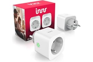 Innr Smart Steckdose, funktioniert mit Hue* und Alexa, Zigbee Repeater, Zigbee Steckdose mit Strommessung, 2 Stück