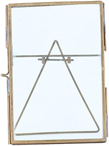 Nkuku Unisex Danta Antique Brass Photo Frame 4x6 - Bronze