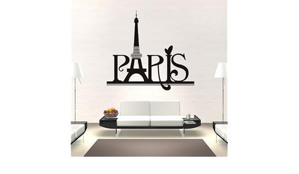 Paris Tour Eiffel Art Mural Autocollant 30 01 60cm Largeur
