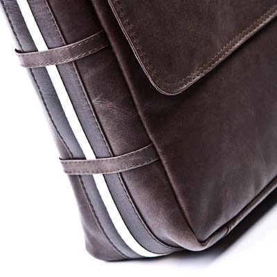 BACCINI Messenger bag ROBERTO – Umhängetasche groß fit für 14″, iPad mit Extra-Abtrennung- Laptoptasche – echt Leder - 3