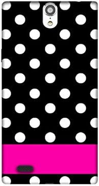 White Dots Pattern Design Printed Silicon Soft TPU Back Case Cover for Xolo Q1010i