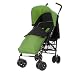 Obaby Atlas Black/Grey Stroller and Lime Footmuff